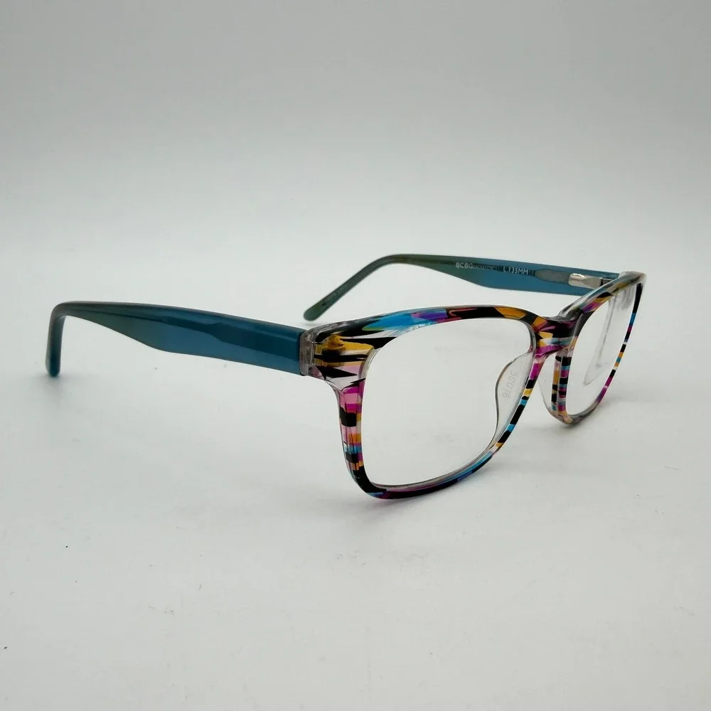BCBG Generation CV-0052 BLUE Eyeglasses Frames 51-17-135 Multicolor
